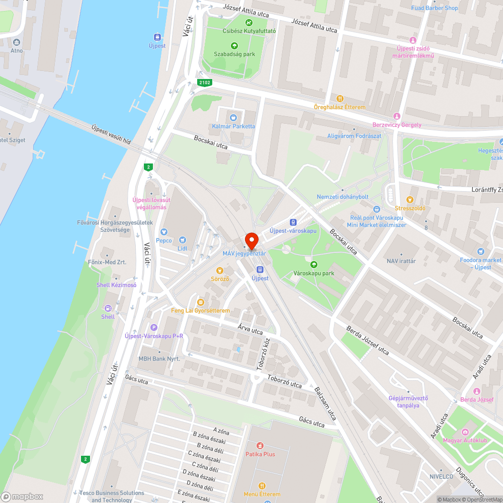 Újpesti aluljáró falburkolata bejelentés helye