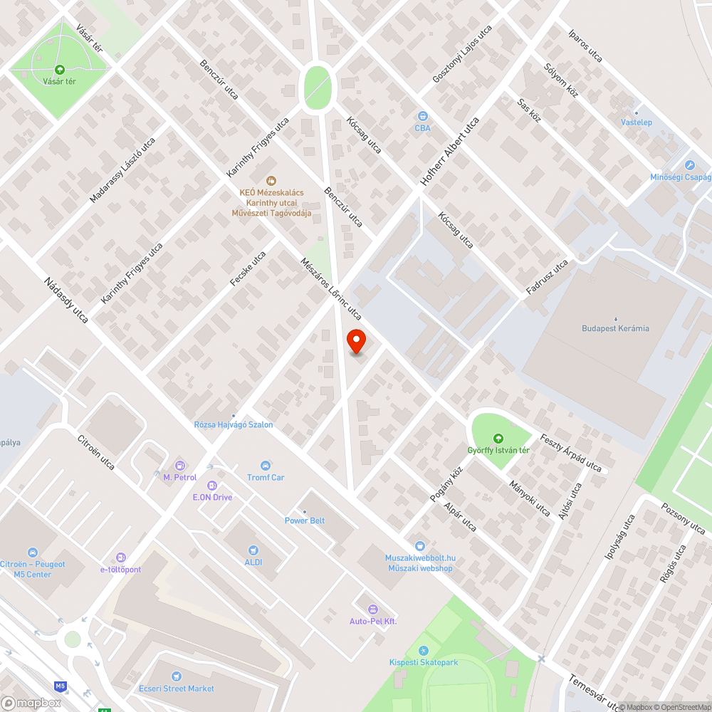 Beteg fa bejelentés helye