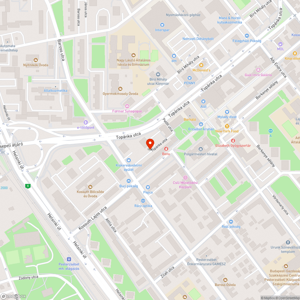 Megsüllyedt, gazzal benőtt aknafedő bejelentés helye