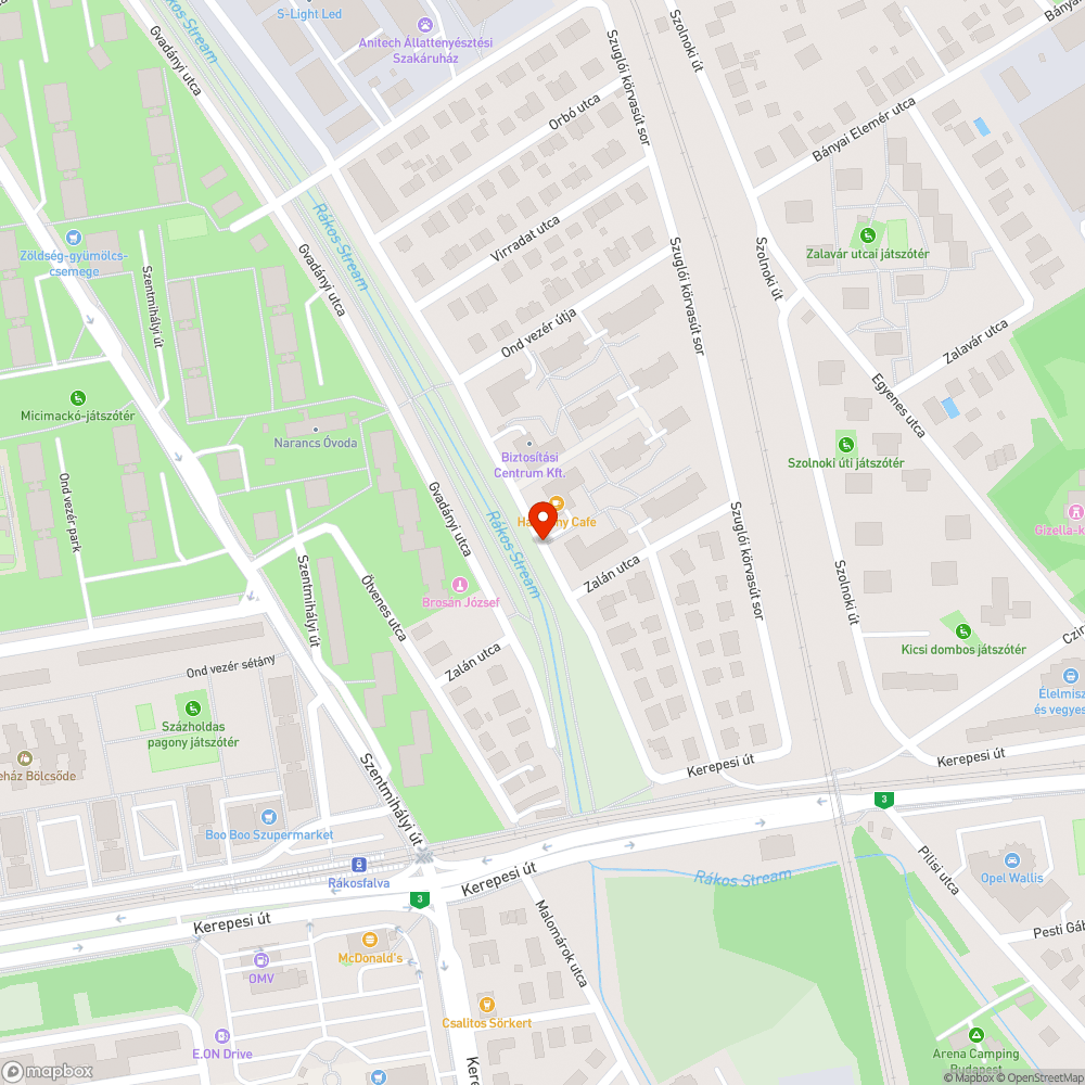 Parkolás a zöldterületen bejelentés helye