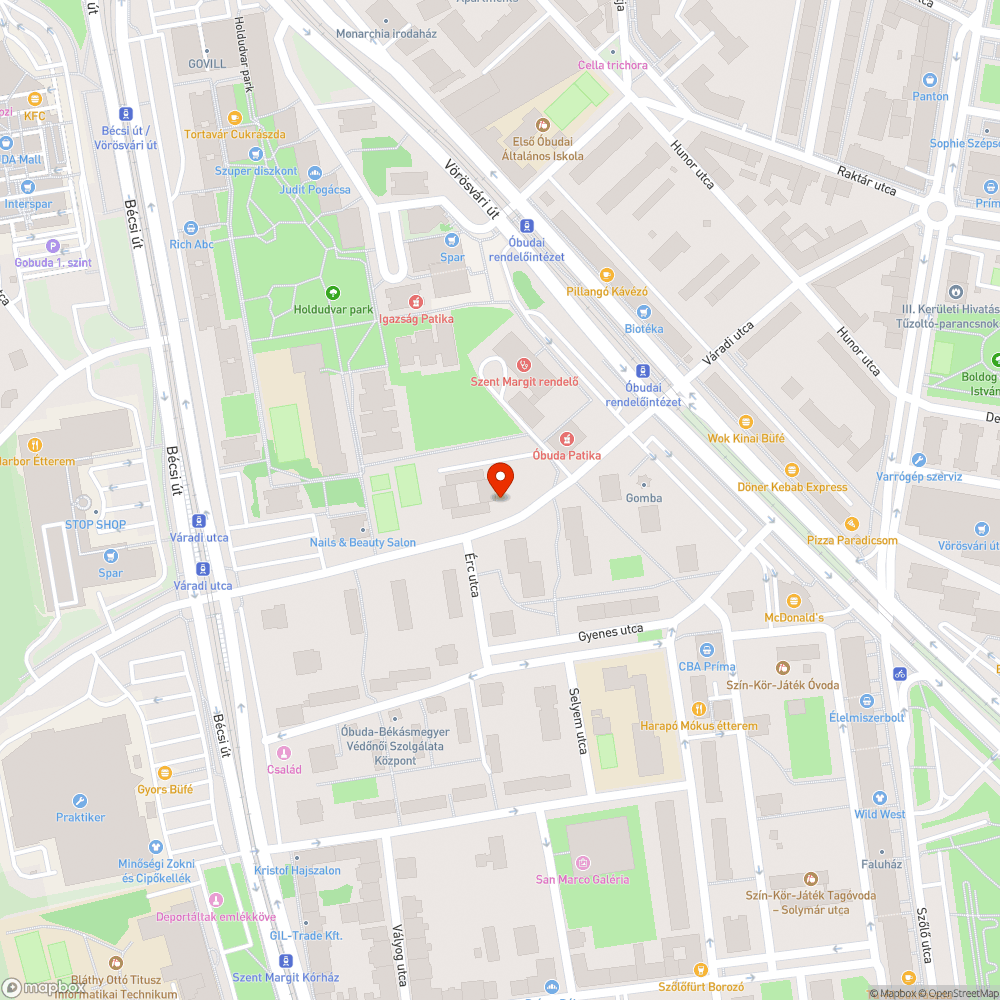 Szemét a bokor alatt bejelentés helye