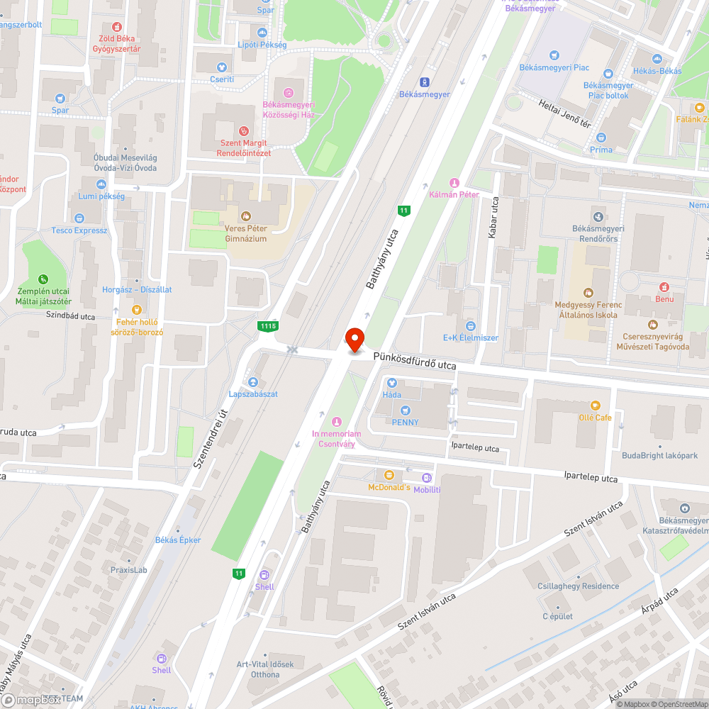 Eldugult víznyelő bejelentés helye