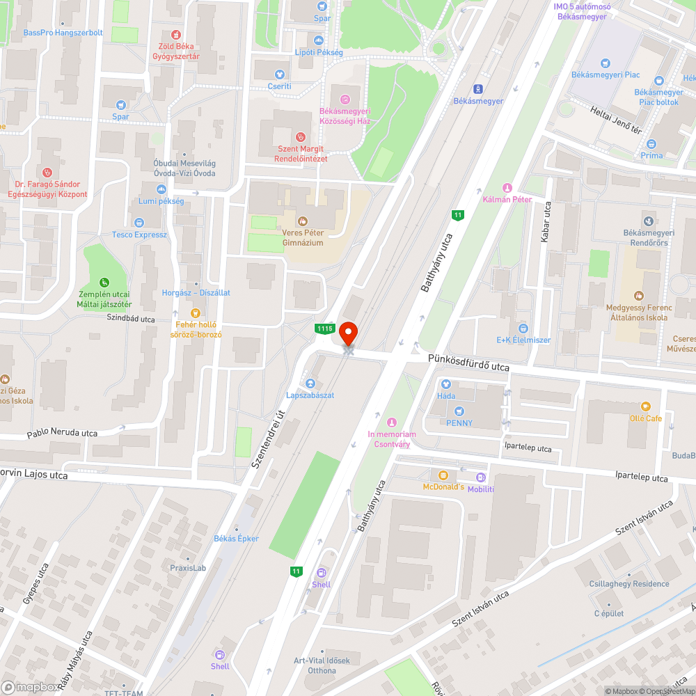 Kopott andráskereszt bejelentés helye