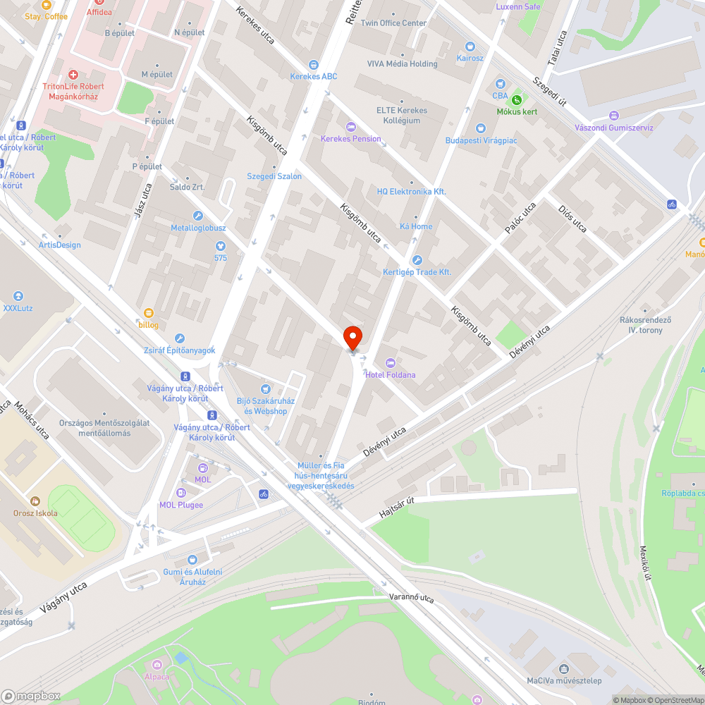 Gyalogátkelő hiánya bejelentés helye