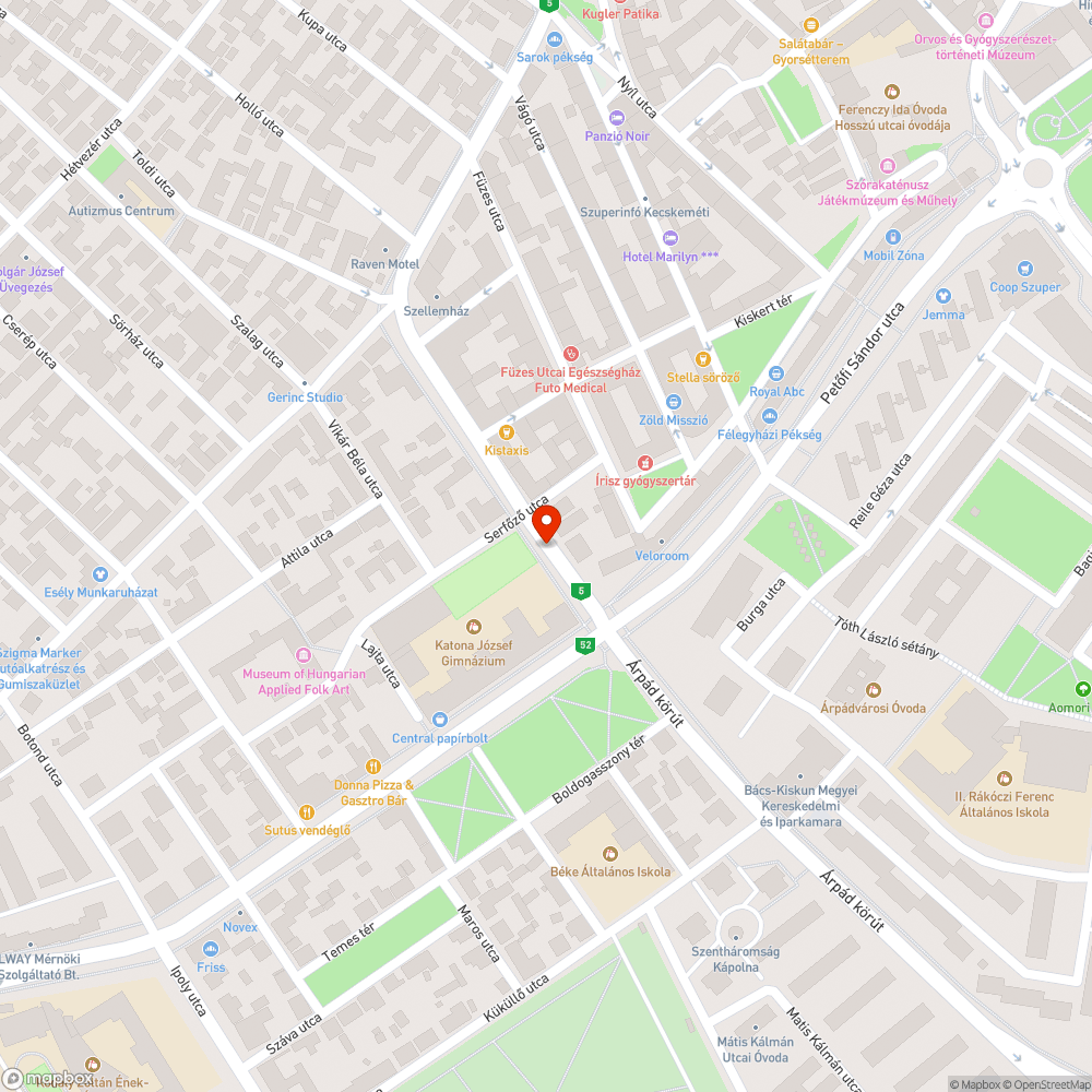 Kemping tábla bejelentés helye