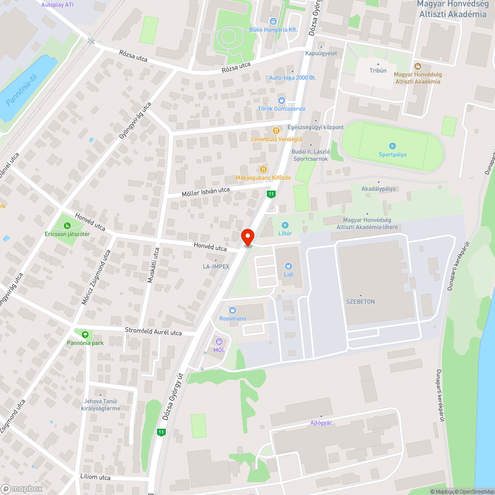 Veszélyessé vált kapcsolószekrény bejelentés helye