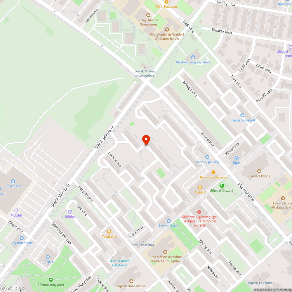 Faág bejelentés helye