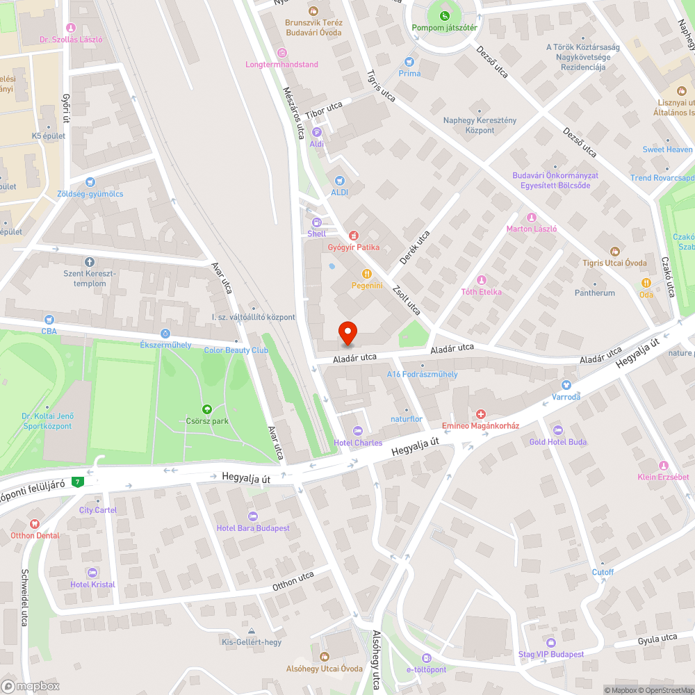 Járdán parkolás bejelentés helye