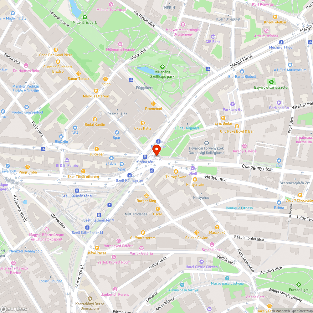 Akadály az új kerékpársávon bejelentés helye