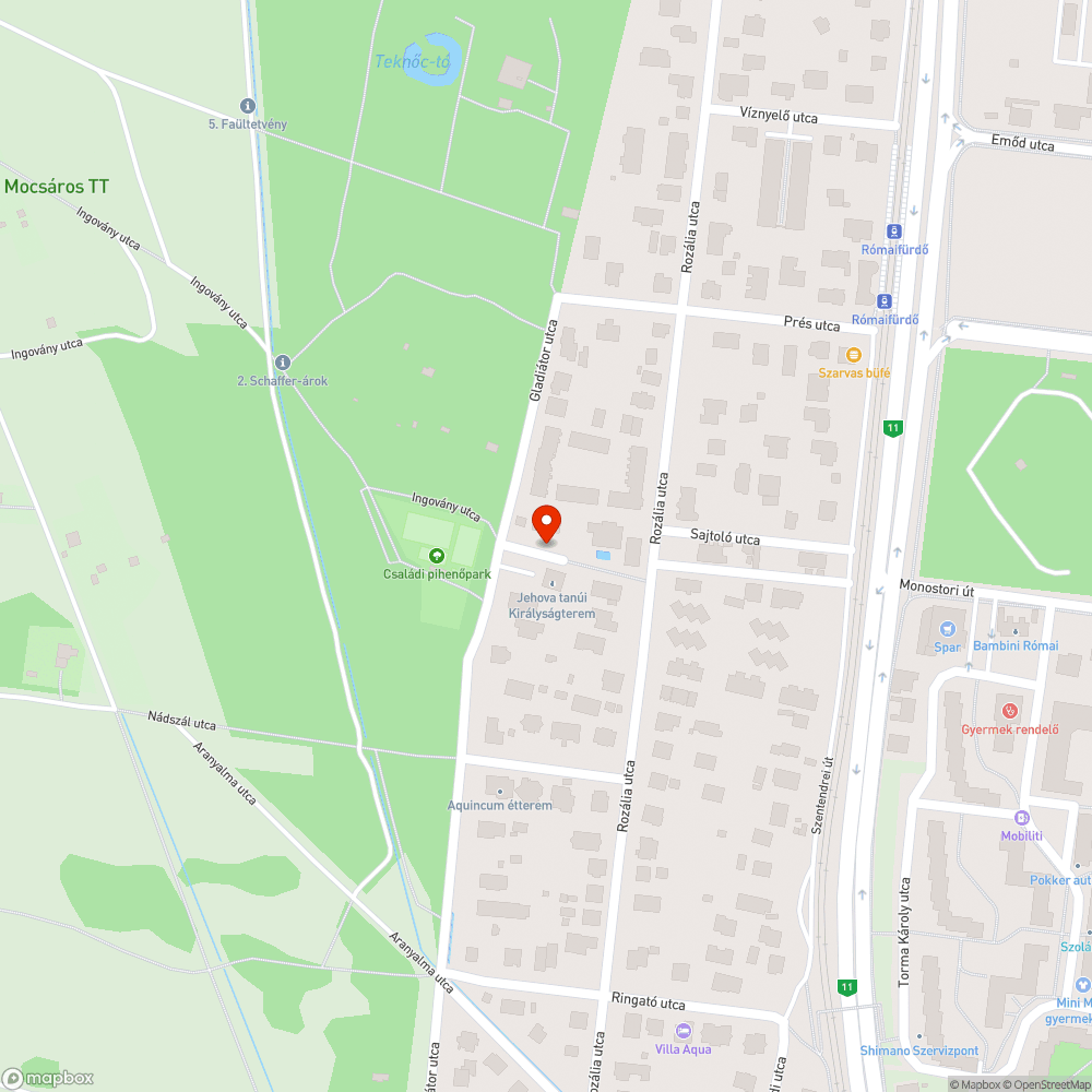 Fák eltakarják a fényt bejelentés helye