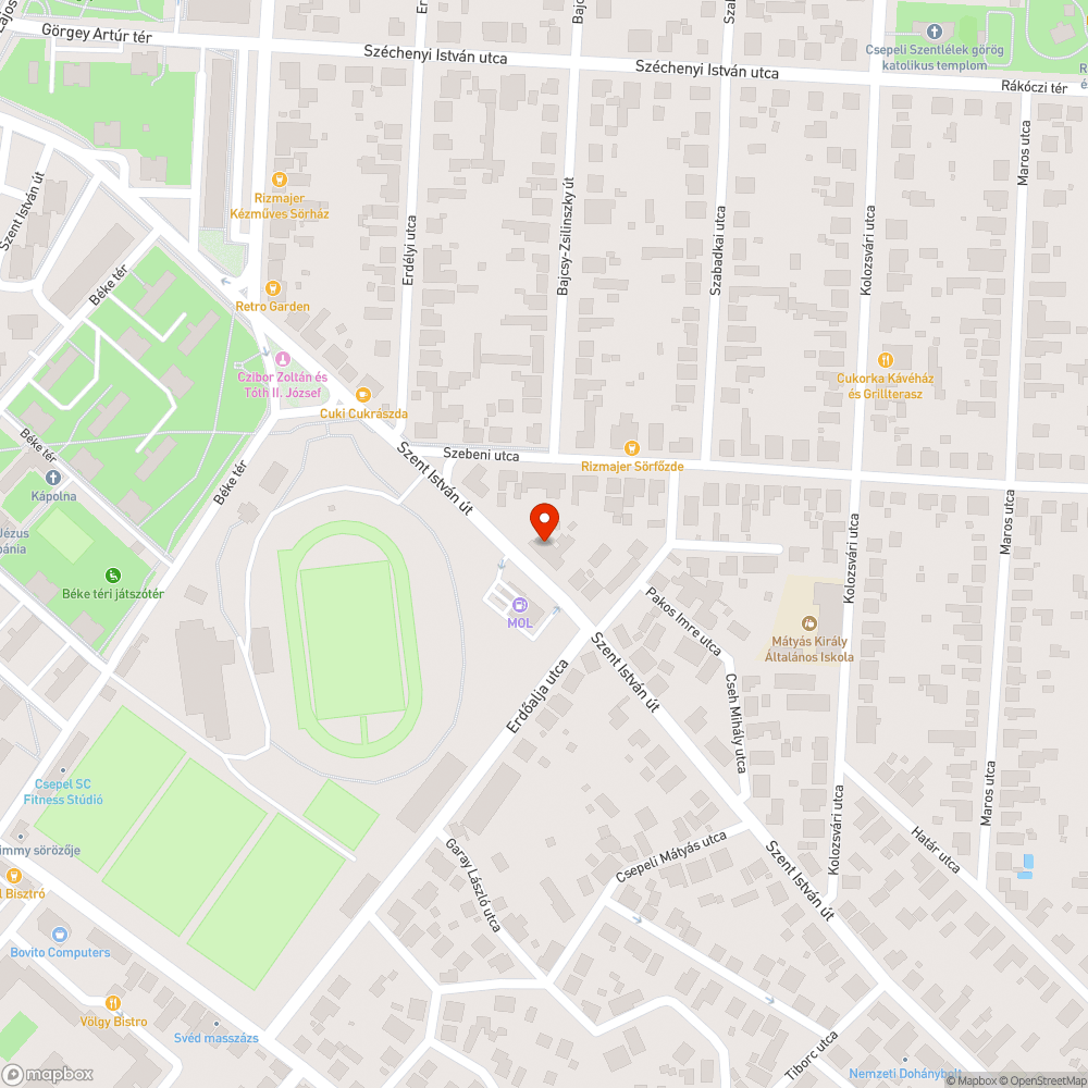 Botlásveszélyes járdaszakasz bejelentés helye