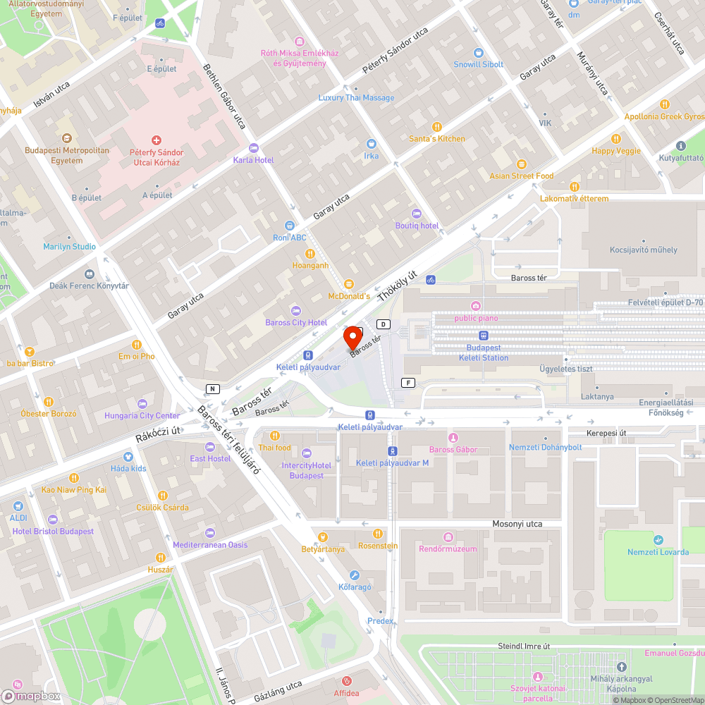 Keletinél nem működik a lift bejelentés helye