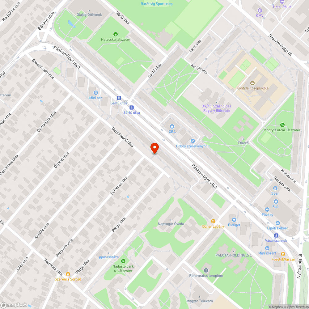 Eltűnt a szemetes az utcán bejelentés helye