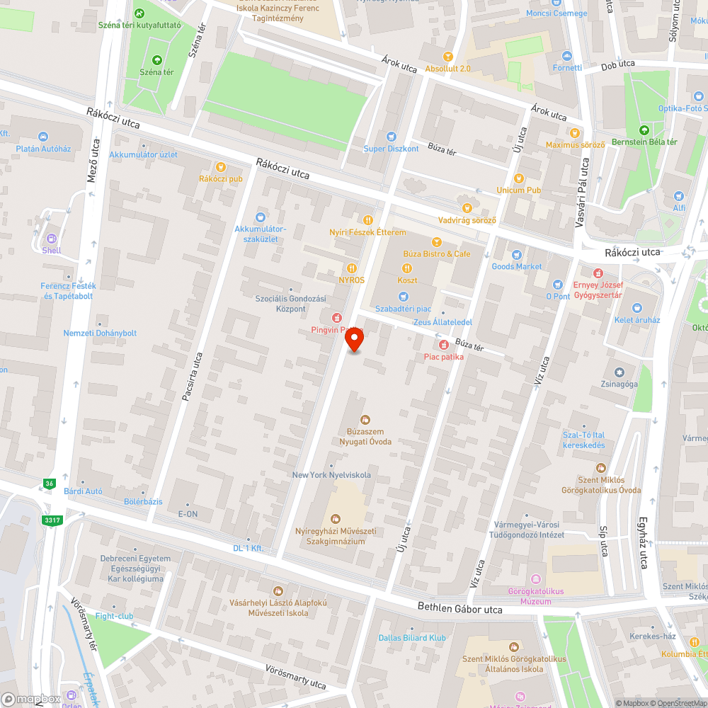 Használhatatlan parkolók bejelentés helye