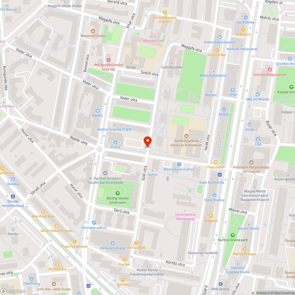 Kátyú a keresztezödésben bejelentés helye