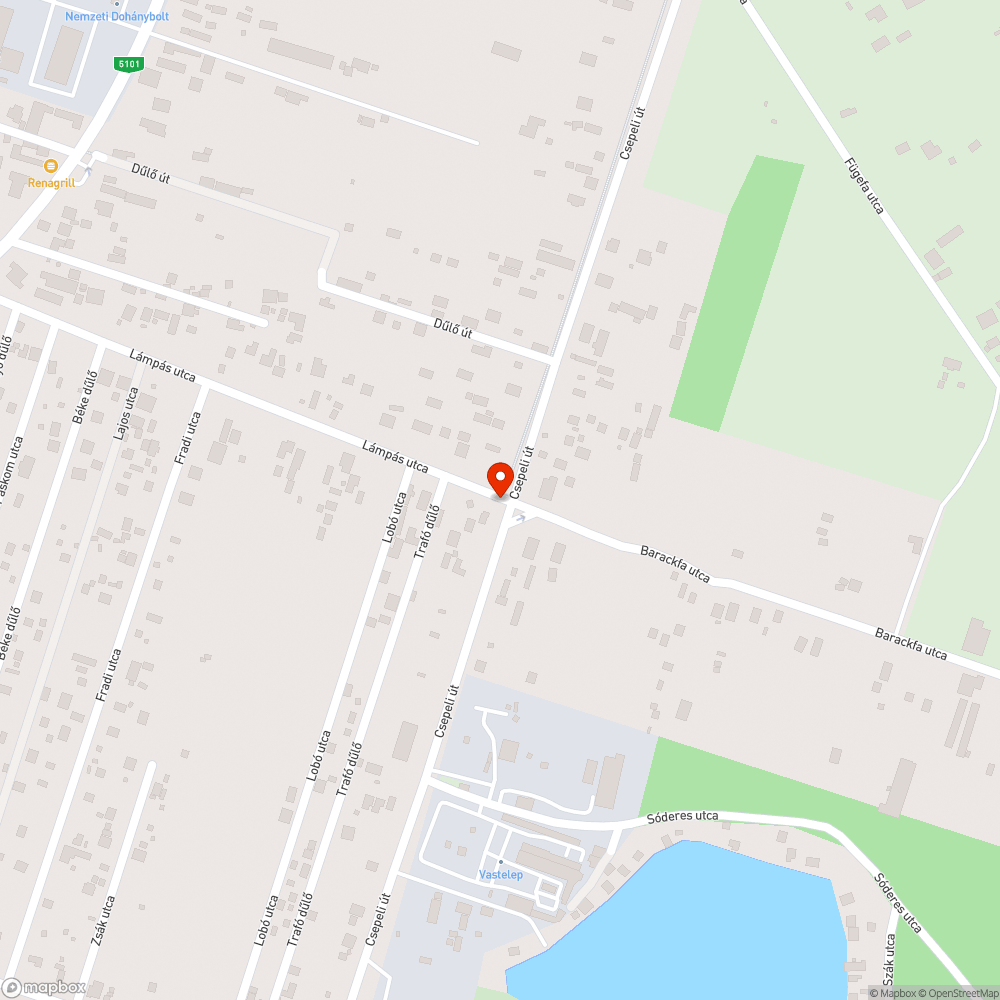 Eldugult víznyelők bejelentés helye