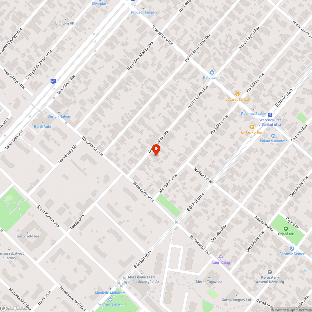 Száraz faág bejelentés helye