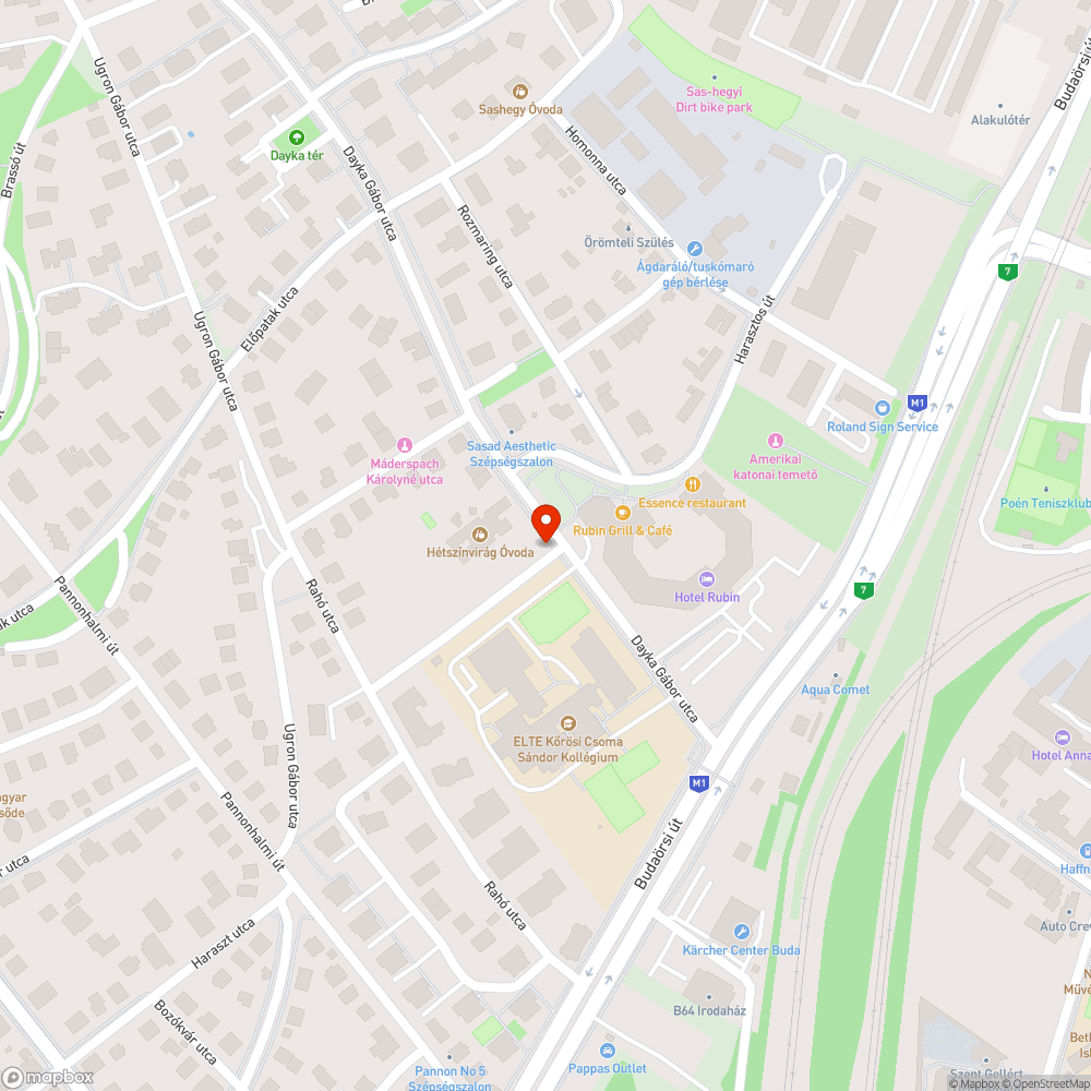 Dayka Gábor u. 3. közvilágítás bejelentés helye