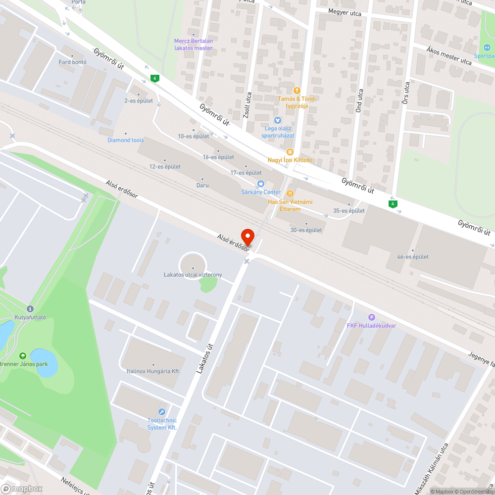 Szemét Felsőcsatári úti felüljárónál bejelentés helye