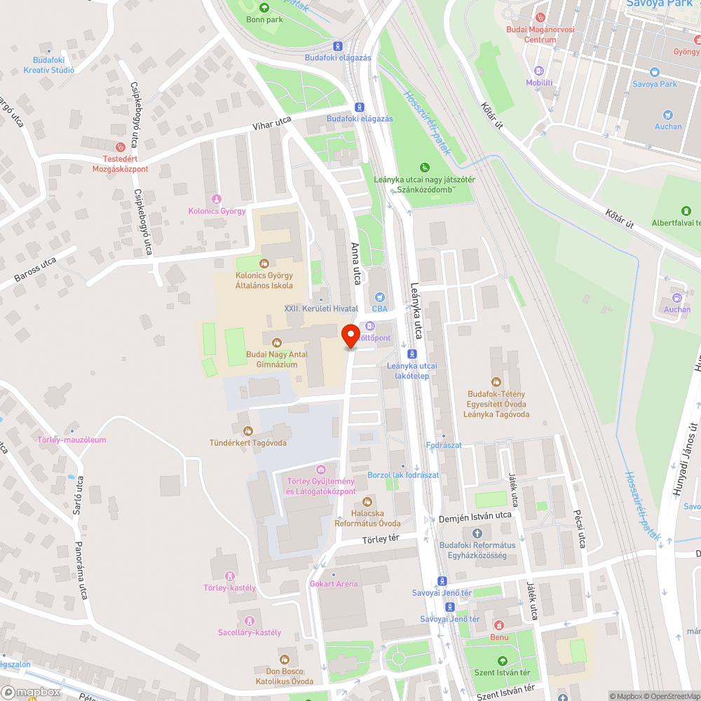 Elhanyagolt oszlopok bejelentés helye