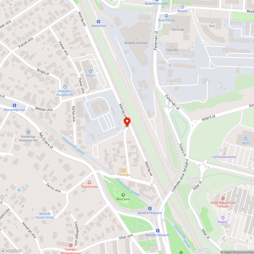 Gyomok és salak bejelentés helye