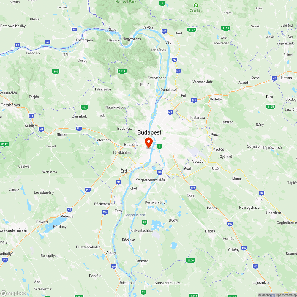 Kiszáradt fa bejelentés helye