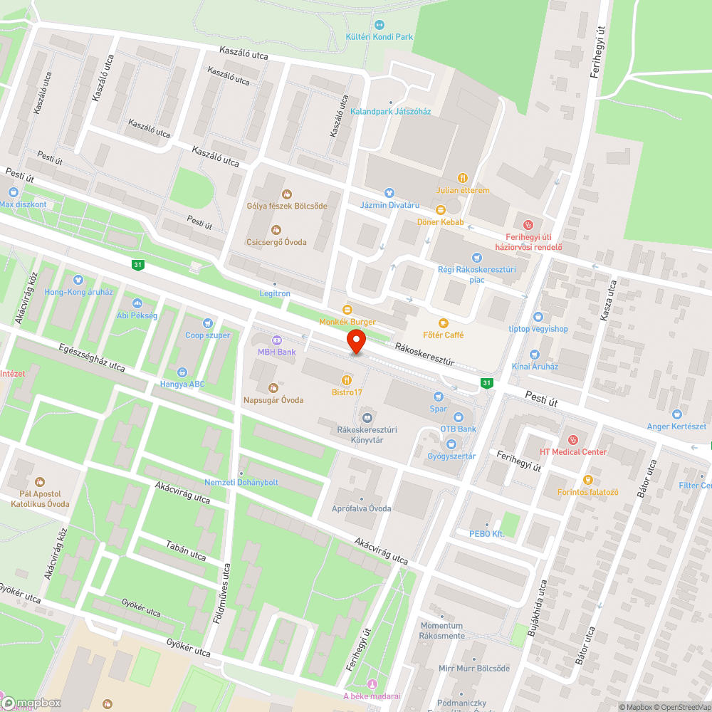 Szétesett szegély bejelentés helye