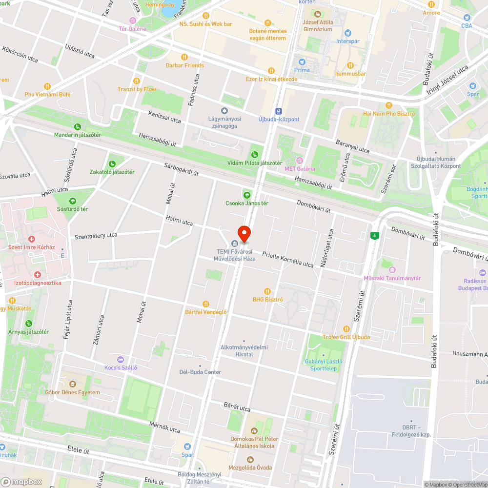 Pusztuló zöldterületek bejelentés helye