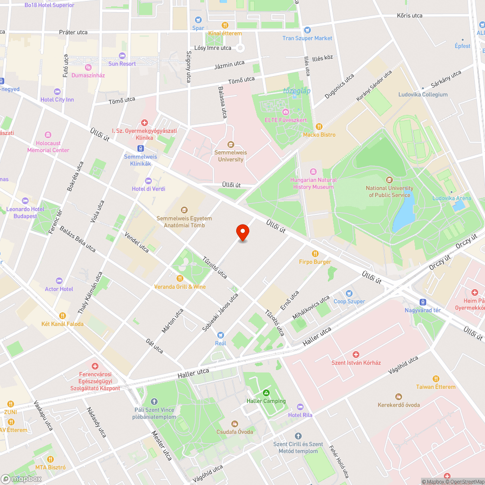 Kátyú a Márton utca 35 előtt bejelentés helye