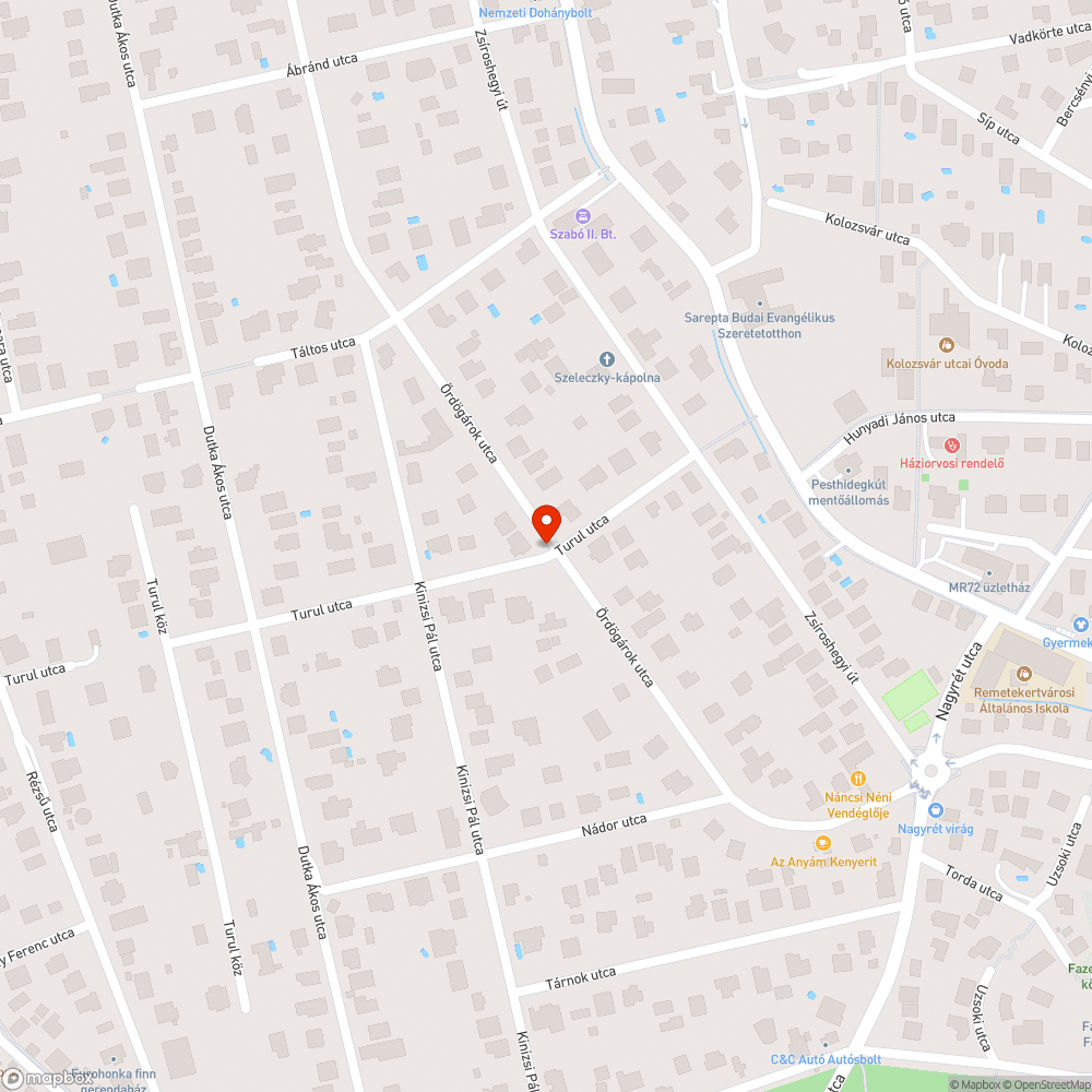 Pad újrafestése bejelentés helye