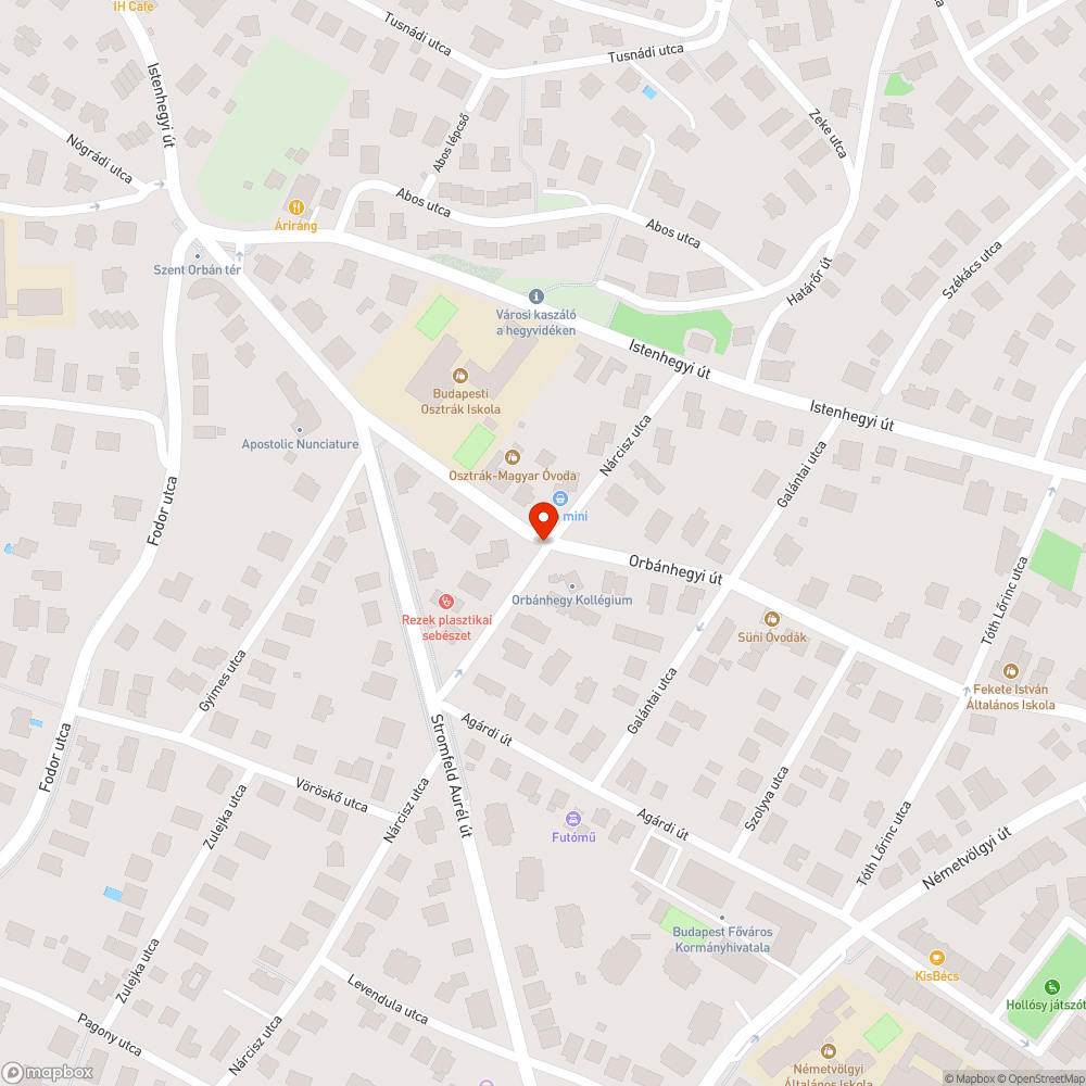 Szabálytalan és balesetveszélyes parkolás a járdára bejelentés helye