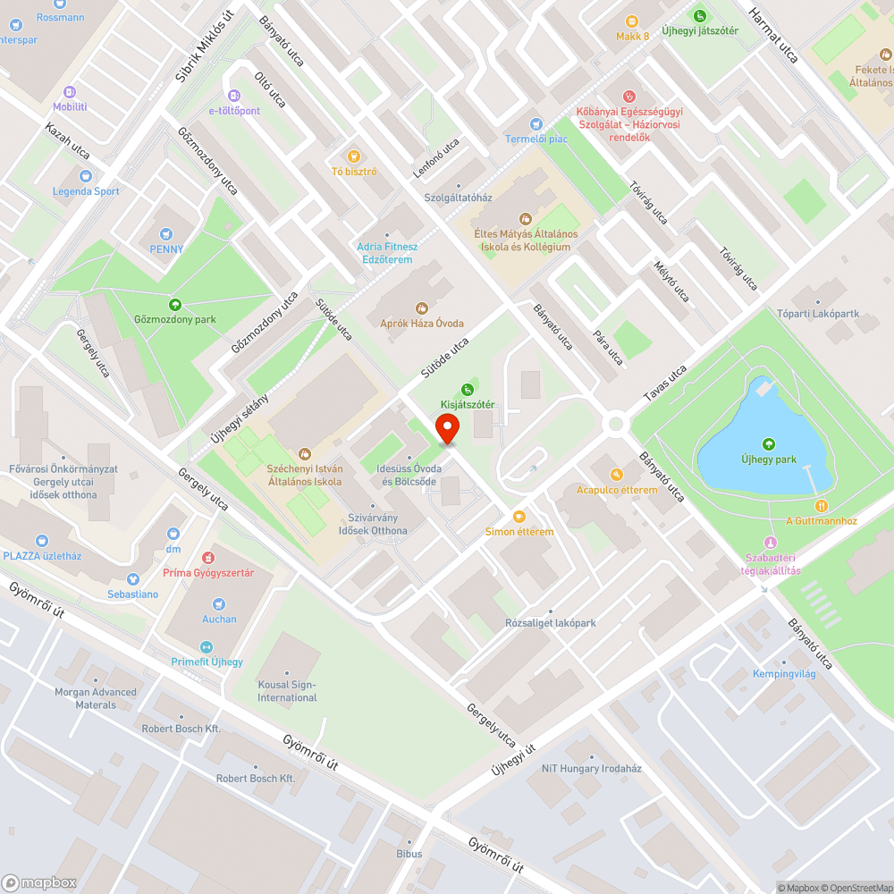 Nem jó irányban keretbe lassan süllyedő bokáig érő víznyelő bejelentés helye