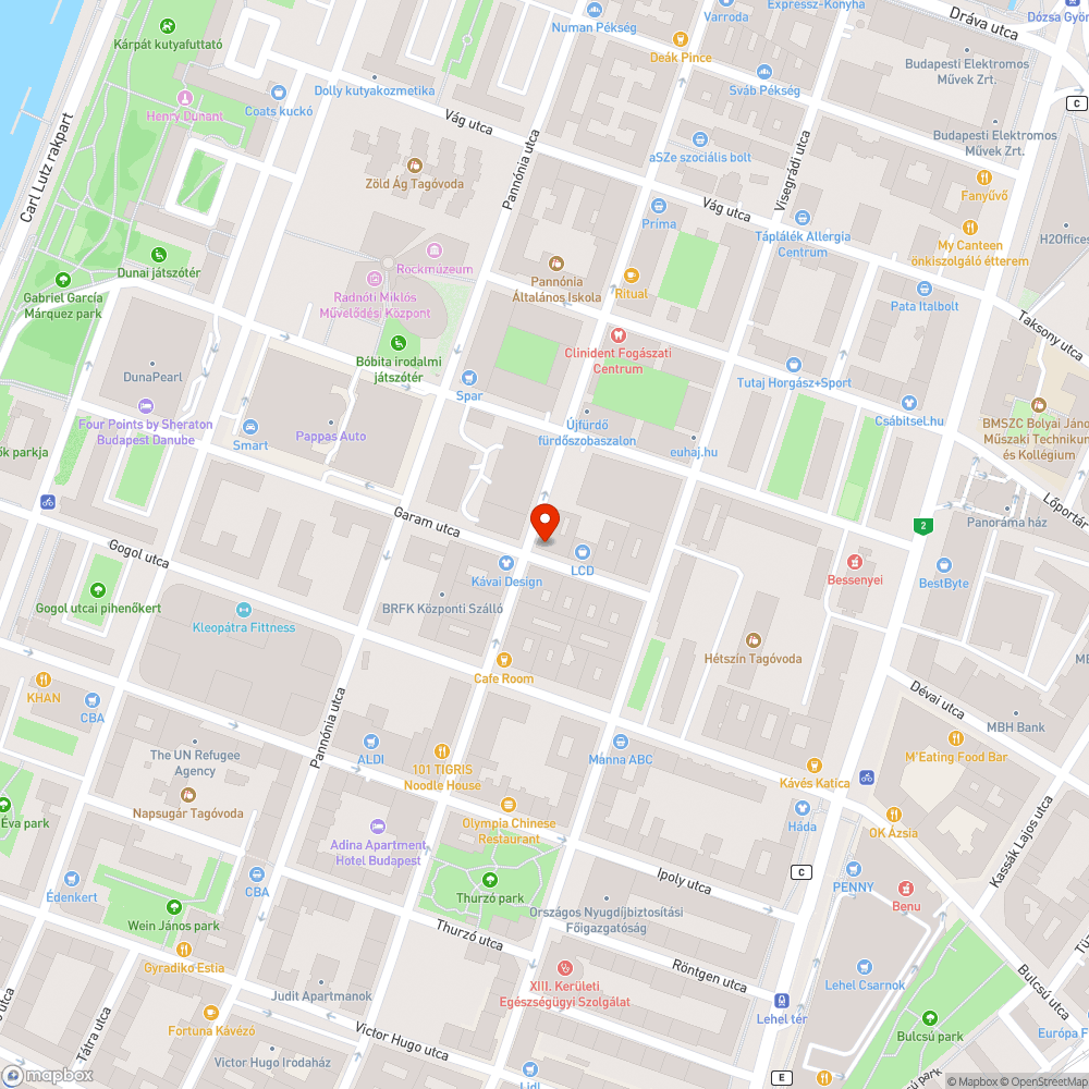 Garam utca 23 környékén semmi fény nincs. bejelentés helye