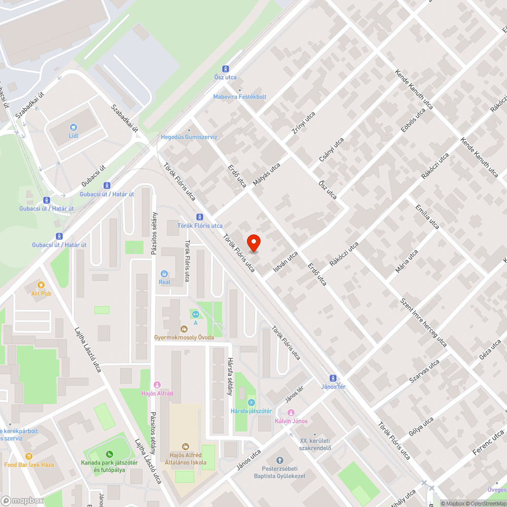 Megsüllyedt fedlap bejelentés helye