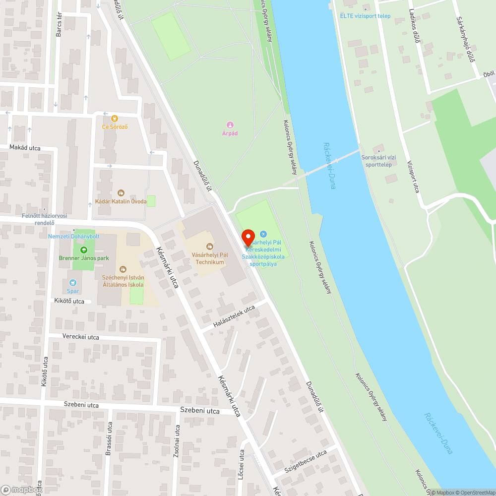 kátyú a parkolóban bejelentés helye