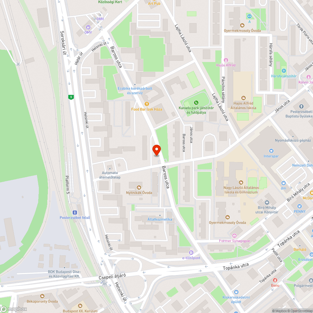 Megtévesztő utcatábla bejelentés helye