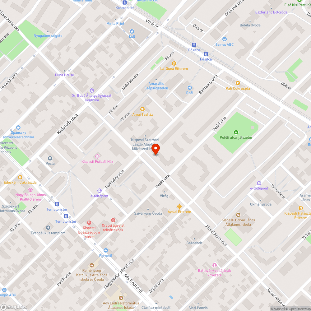 Törött fehér gépkocsi bejelentés helye