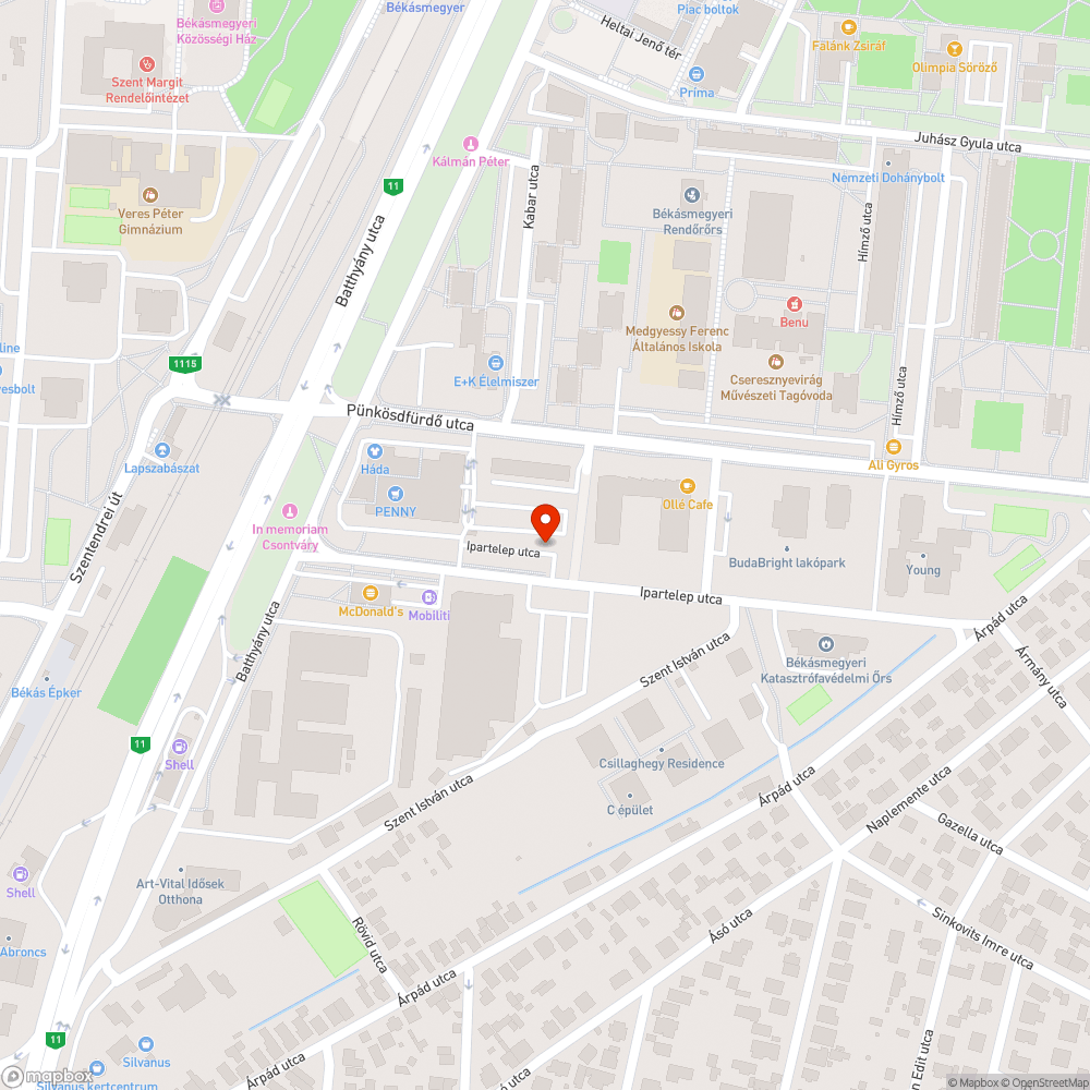 Roncs bejelentés helye