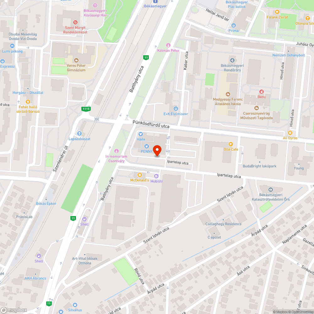 Roncs bejelentés helye