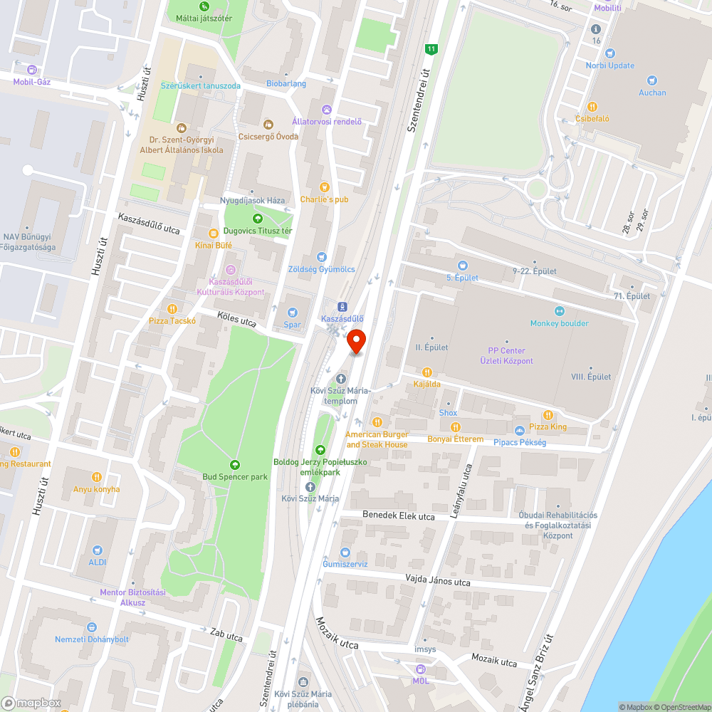 Aluljaró burkolata omlik bejelentés helye