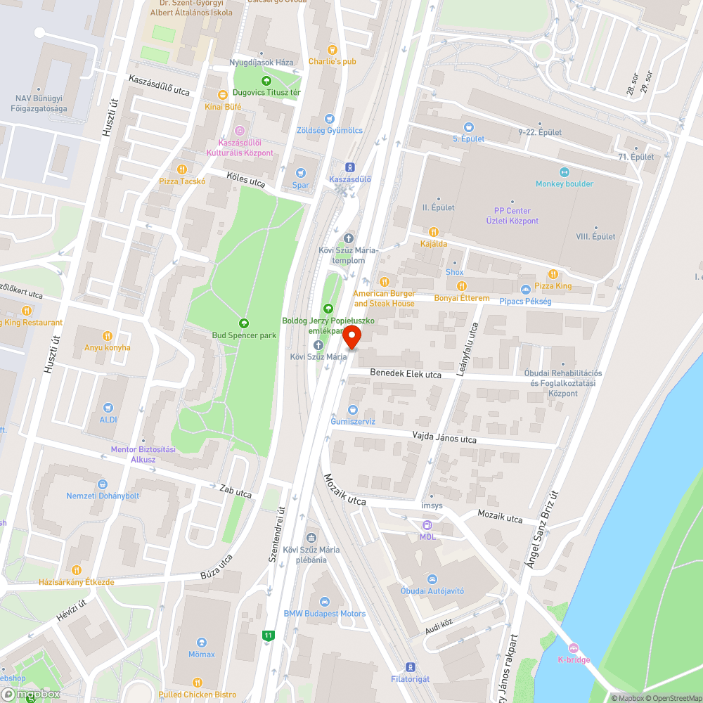 Megsüllyedt, repedezett út bejelentés helye