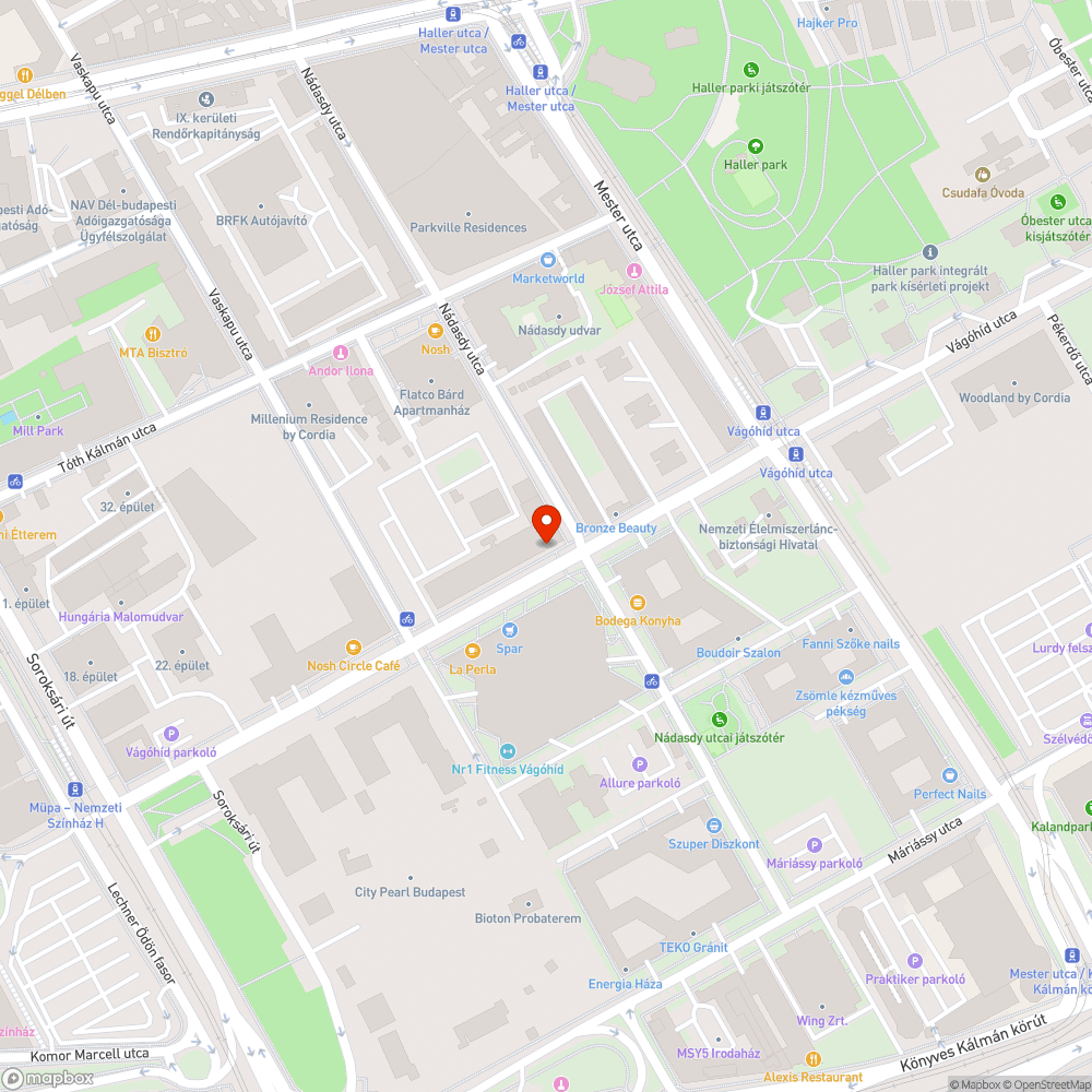 IX. kerület Vágóhíd utca forgalomcsillapítás bejelentés helye