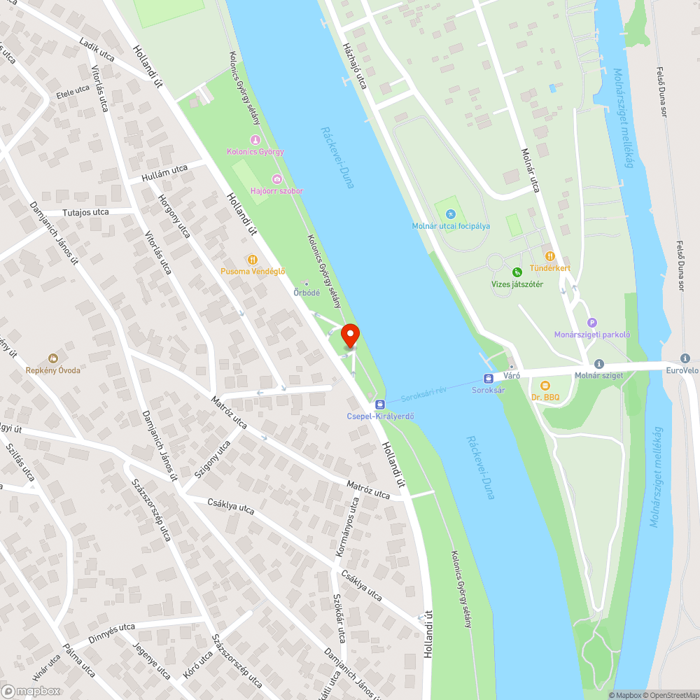 Hiányzó tábla bejelentés helye