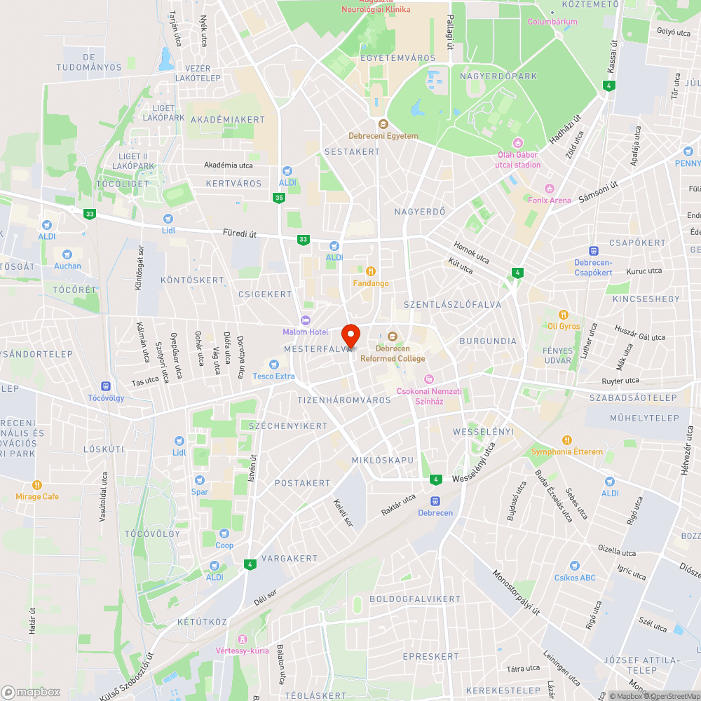 Konténer a kerékpárúton bejelentés helye