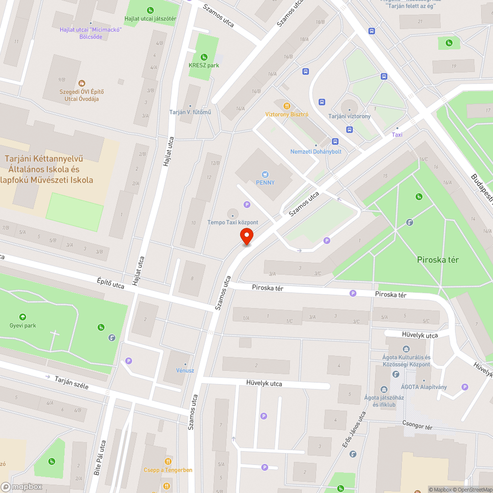 Kiszáradt fa - Szamos u. bejelentés helye