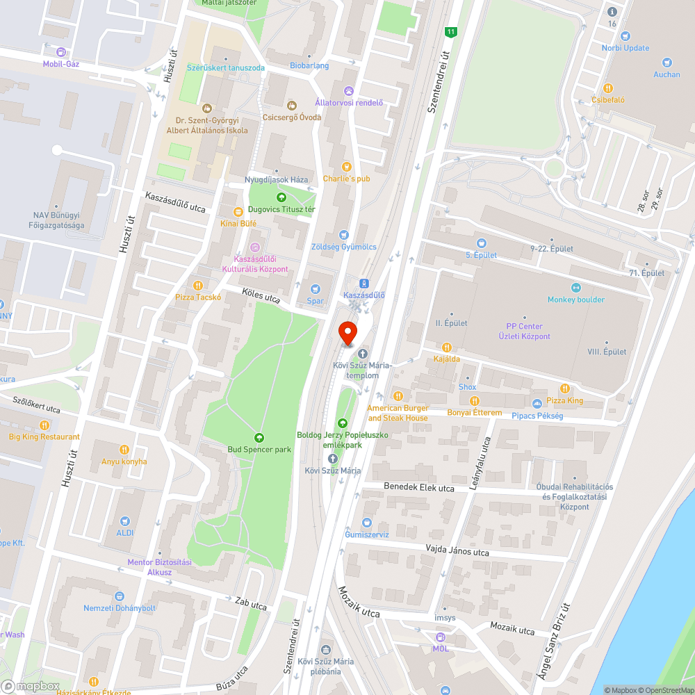 Kátyús fedlap bejelentés helye