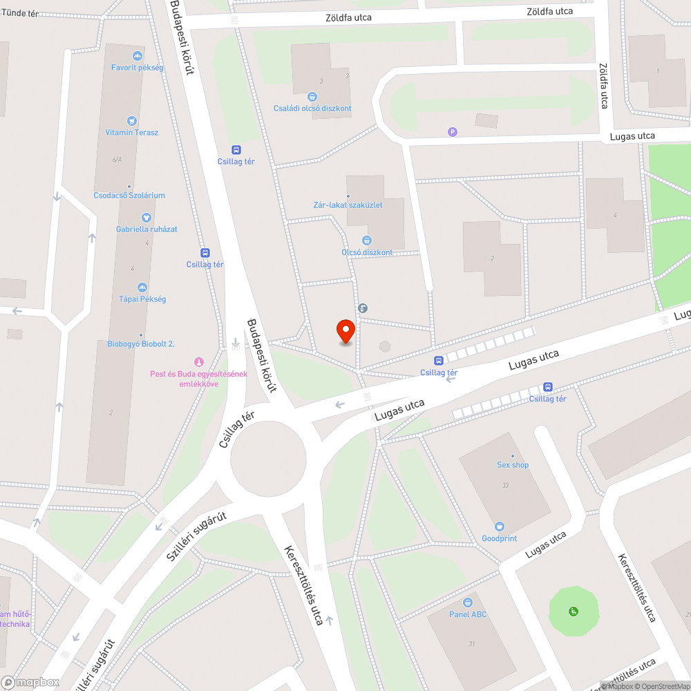 Összefirkált telefonfülke - Csillag tér bejelentés helye