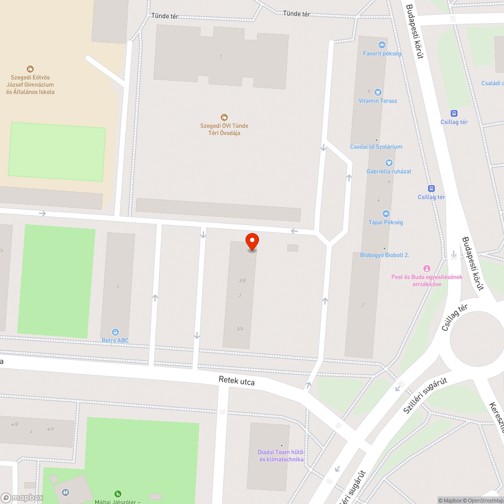 Leesett szervízajtó - Retek u. 3. bejelentés helye