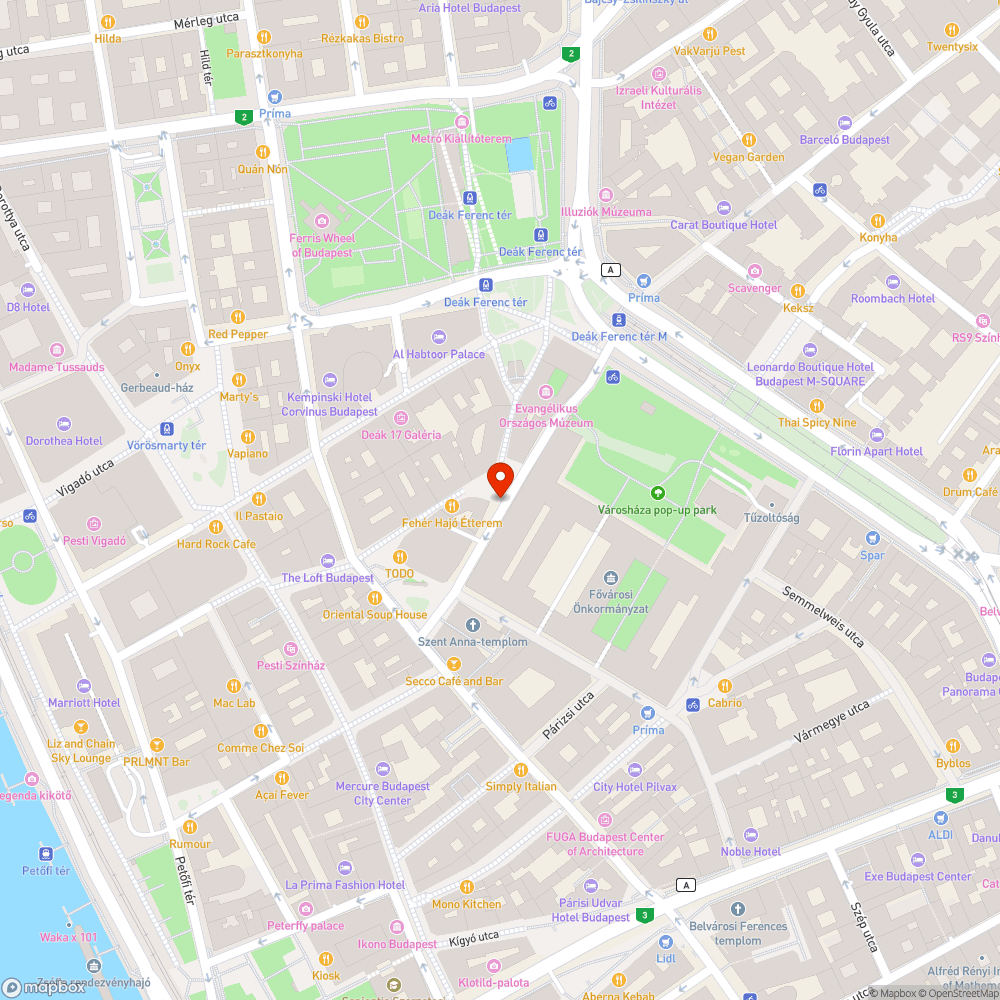 Üres fahelyek bejelentés helye