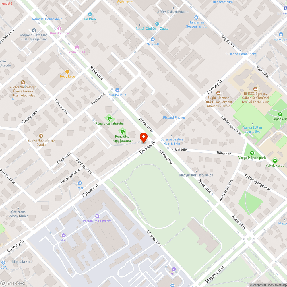 Járdán felejtett autók bejelentés helye